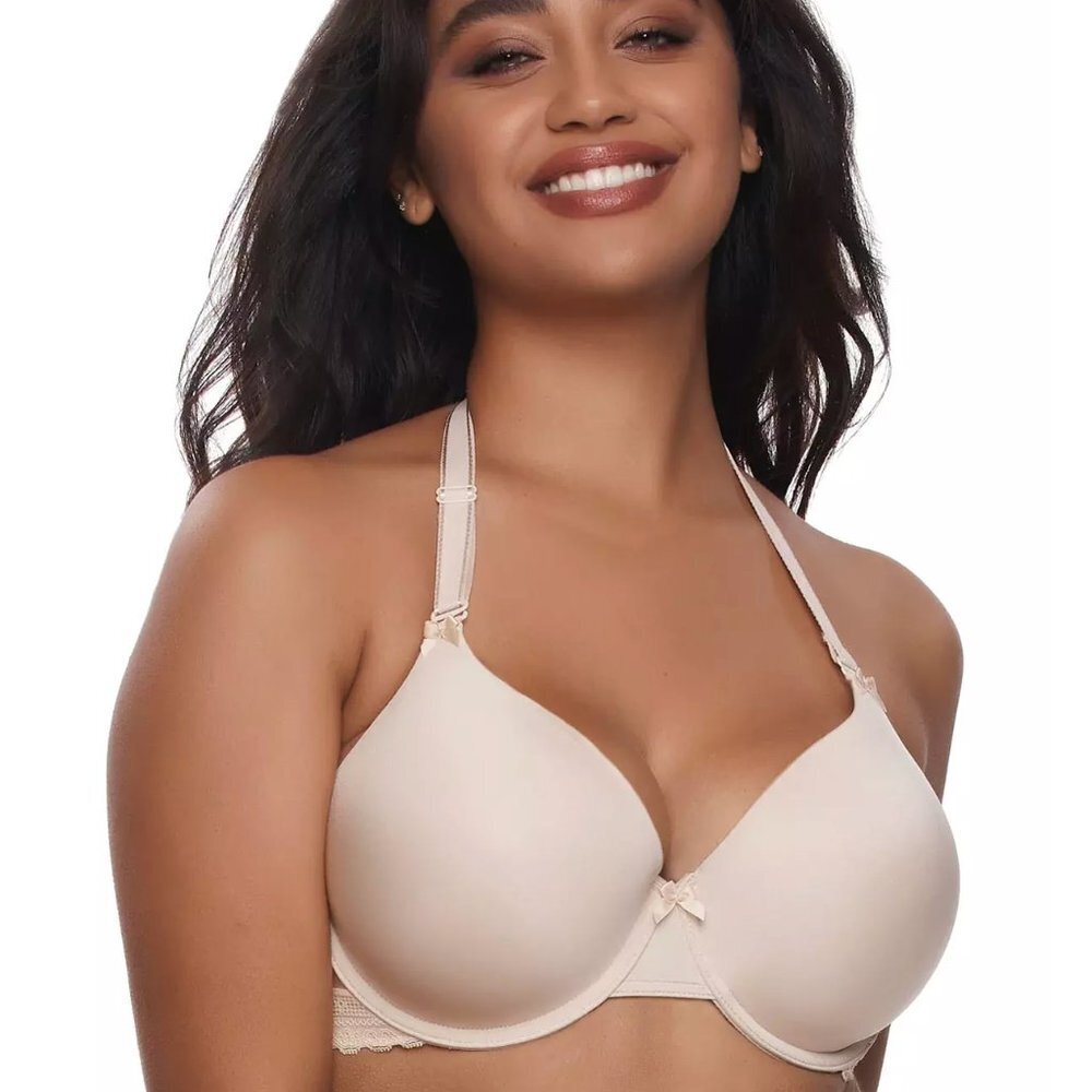 Paramour by Felina Gorgeous Memory Foam Contour Convertible T-Shirt Bra NWT